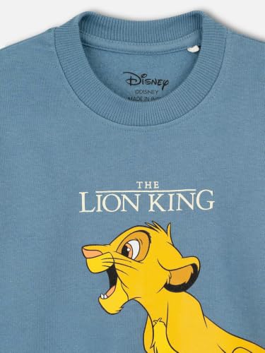 Image of Nap Chief Kids Cotton Official Disney The Lion King Characters Printed Co ord set for Boys & Girls, Sweatshirt and Joggers Clothing Set for Casual Wear