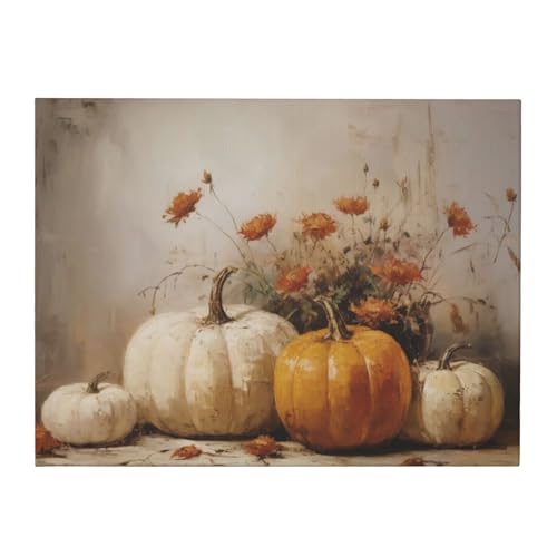 SOONEEDEAR-Wall-Art-Canvas-Painting-Pumpkin-Still-Life-Print-Rustic-Fall-Art-Vintage-Autumn-Decor-Halloween-Decorations-Thanksgiving-Print-For-Living-Room-Home-Office-Decor SOONEEDEAR Wall Art Canvas Painting Pumpkin Still Life Print Rustic Fall Art Vintage Autumn Decor Halloween Decorations Thanksgiving Print For Living Room Home Office Decor