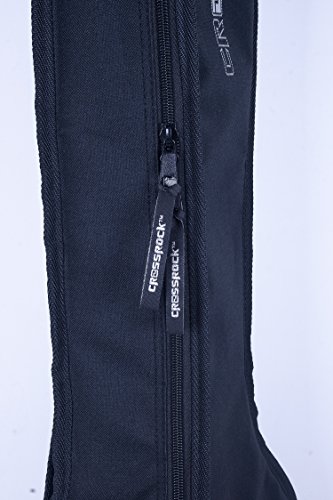 Image of Crossrock CRSG106CBK 4 /4 Size Classical Guitar Bag with 10mm Padded and Padded Backpack Straps in Black