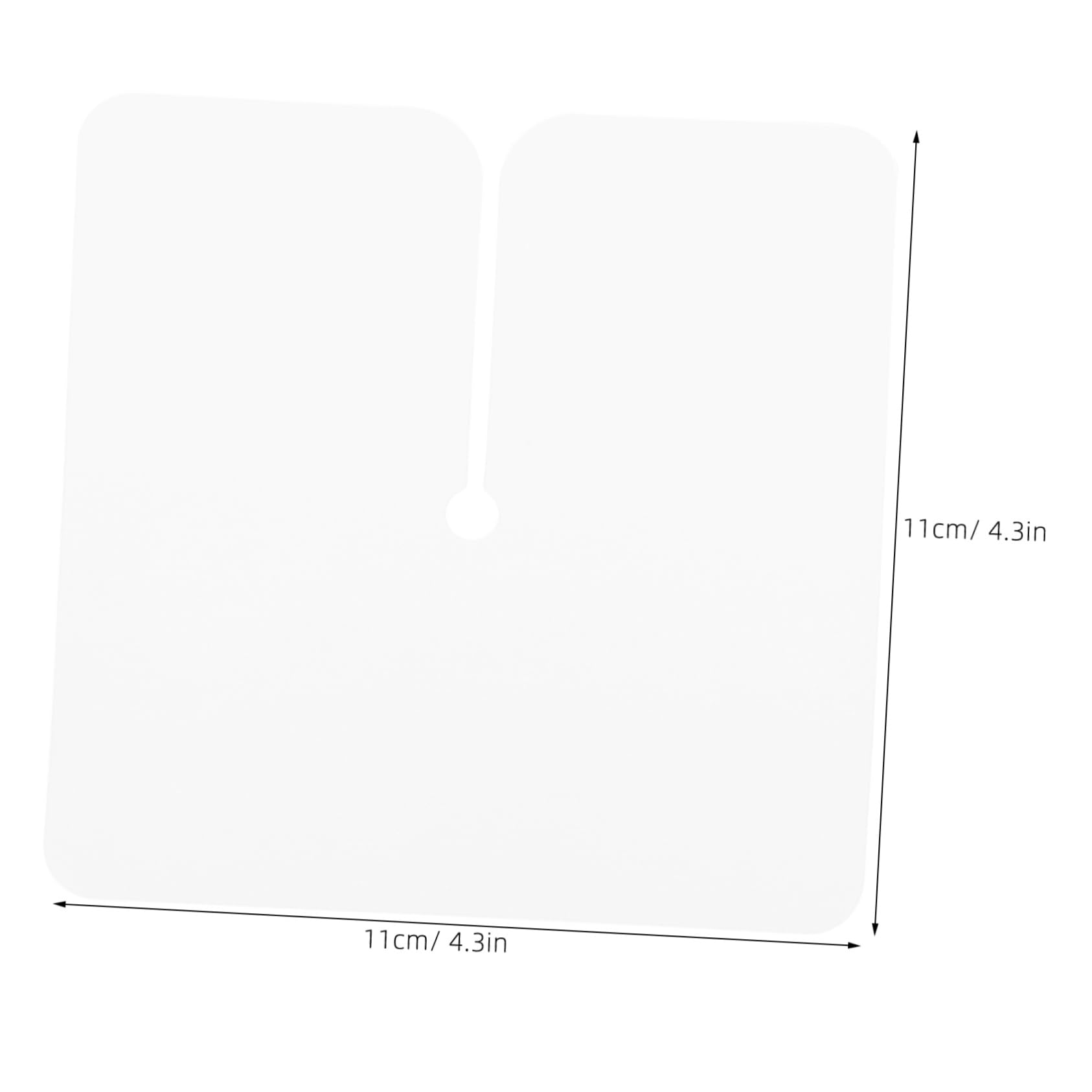 Beavorty Hair Extension Heat Shield Guards 10pcs Protective Shield Glue for Hair Extensions Diy Tools