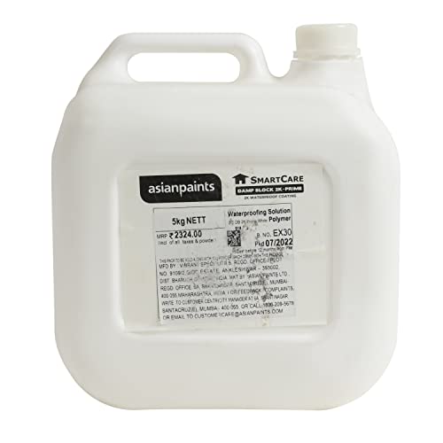 Image of Asian Paints SmartCare Damp Block 2k - Prime | 2k Waterproof Coating | Lasting Protection Against Efflorecence | High Performance Waterproof Coating - 15kg