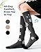 SAIWEYNEE Compression Socks for Women 15-20 mmHg with Viscose from Bamboo, 3-Pair Knee High Light Support Stockings for Travel, Work & All-Day Comfort (Black-Gray-Nude Cute Cat Paw, Large)