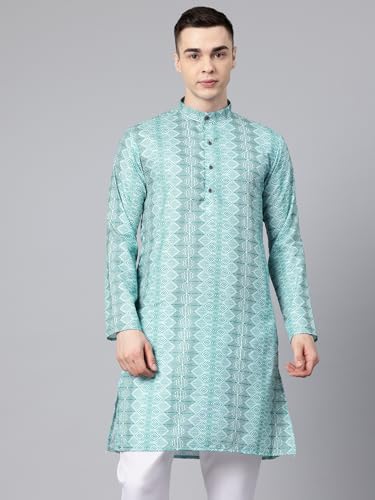 Image of Luxrio Kurta Set for Men Cotton Blend Kurta with Pyjama Set Ethnic Set