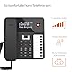Gigaset Desk 800A - Schnurgebundenes Telefon mit Anrufbeantworter - dreizeiliges LCD-Display - 5 Wege Navigationstaste - Freisprechfunktion - MFV- oder Impulswahl, schwarz [Deutsche Version]