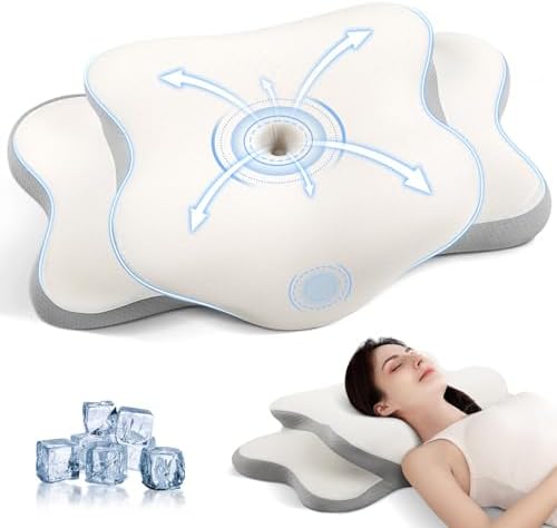 JINXIA Almohada Cervical de Espuma Visco...