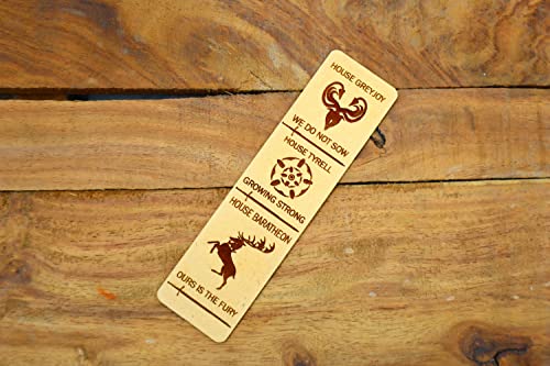GOT Wooden Bookmark