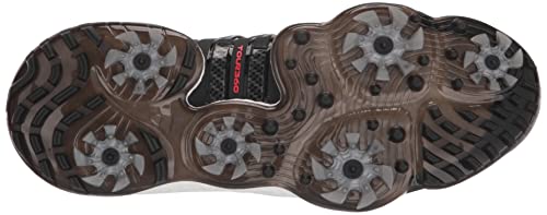 adidas Men's Tour360 22 Golf Shoes, Core Black/Core Black/Red, 114