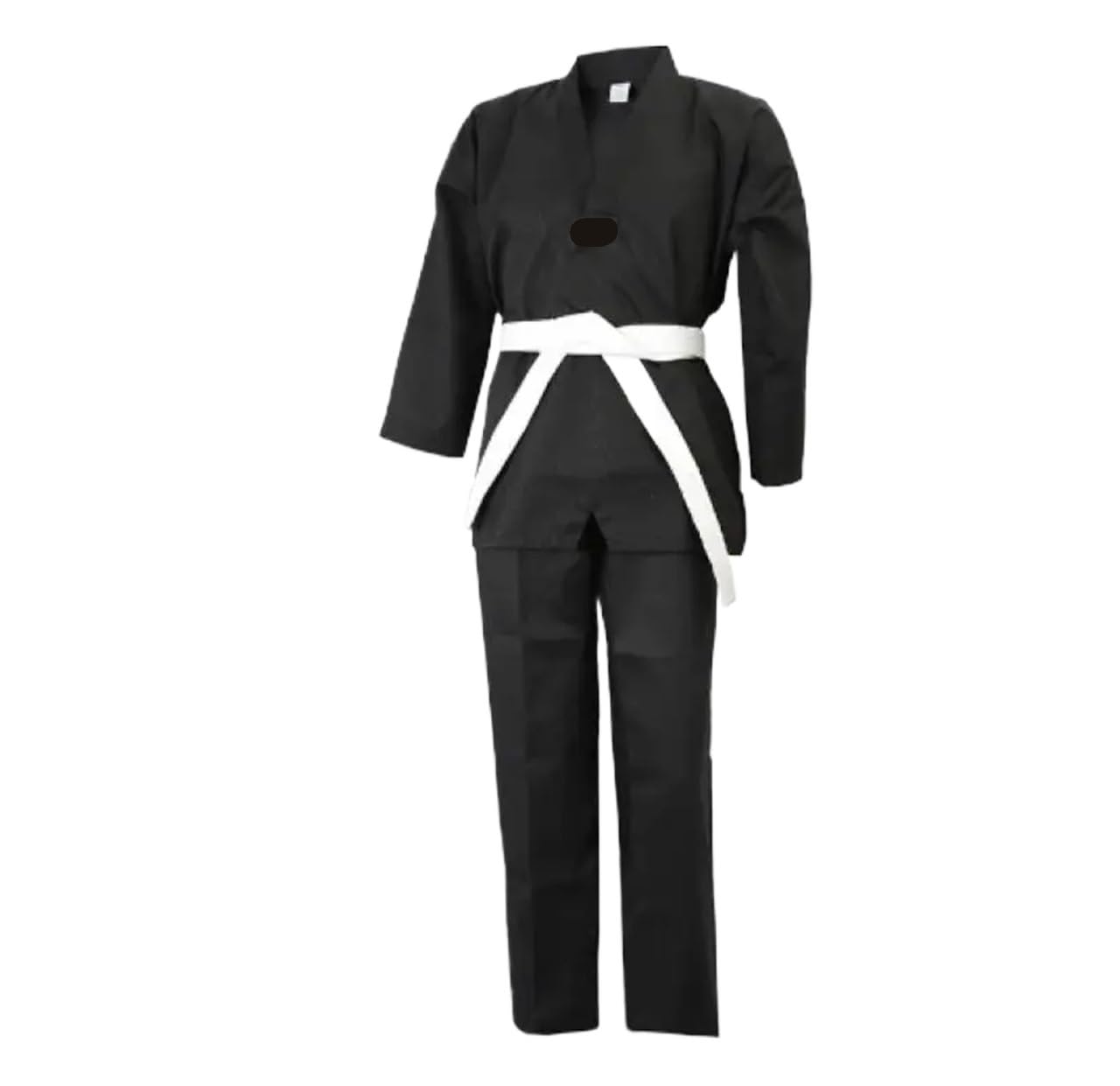Judoanzug Judo-Anzüge, Kostüme, Kleidung, Weiß, Schwarz, Taekwondo-Uniformen, Karate-Judo-Kleidung, Erwachsene, Unisex, Langarm-Uniform FüR Das Training(Black,170)