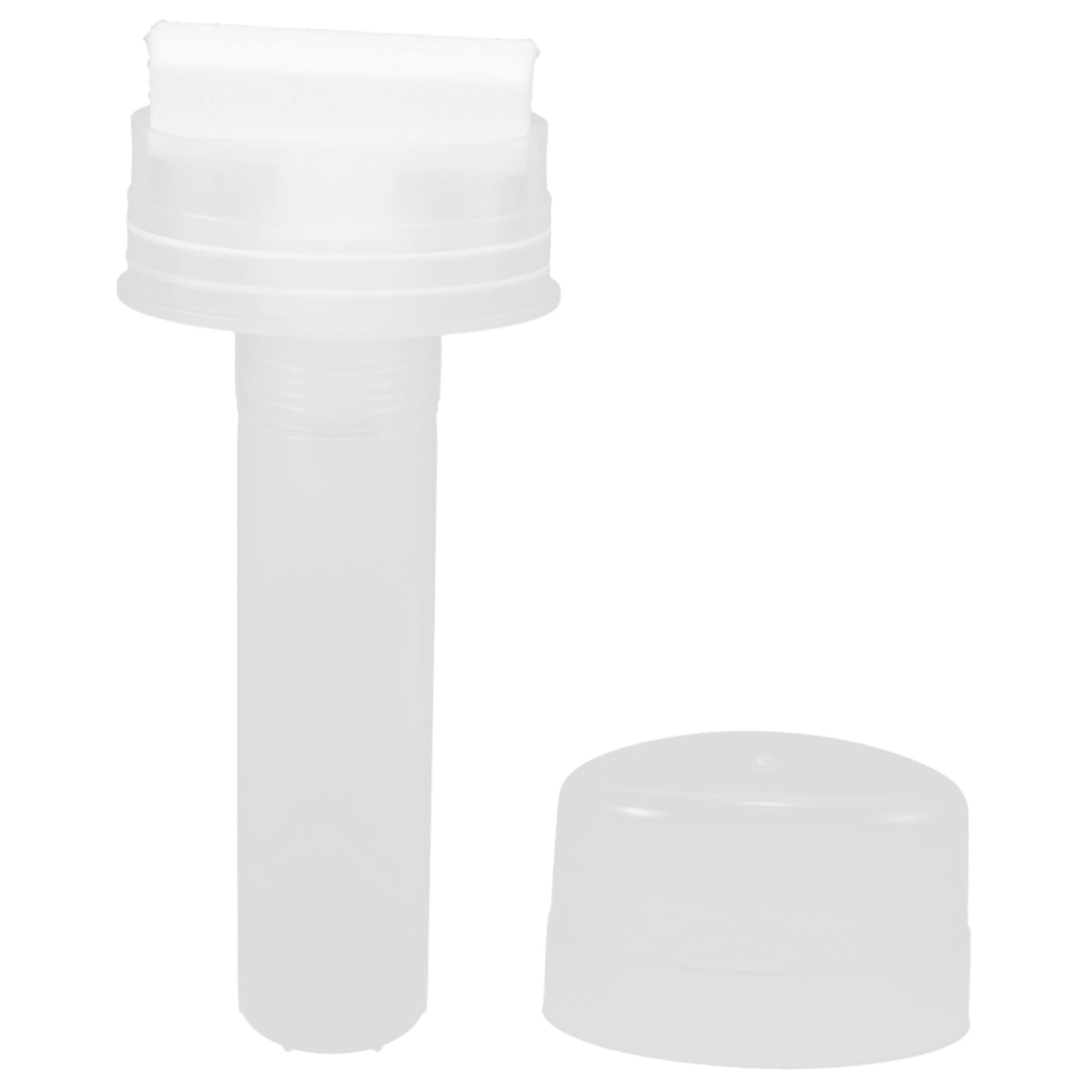 5 Piezas Varillas Transparentes para Rotuladores de de Cabezal para Vibrantes Accesorio Recargable para Bolígrafos de Plástico Resistente y Práctico