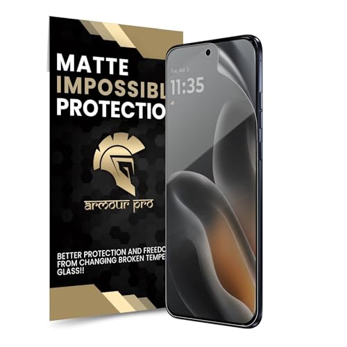 Image of ArmourPro Matte Screen Protector for Motoroal Edge 70 Fusion, Premium Ultra Thin TPU Front Membrane Guard, Anti-Glare, Bubble-Free, Edge to Edge Coverage, Fingerprint Friendly | 1 Pack