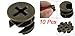 Uxcell a11093000ux0630 Metal Cam Connectors Furniture Cabinets Fittings (Pack of 10)