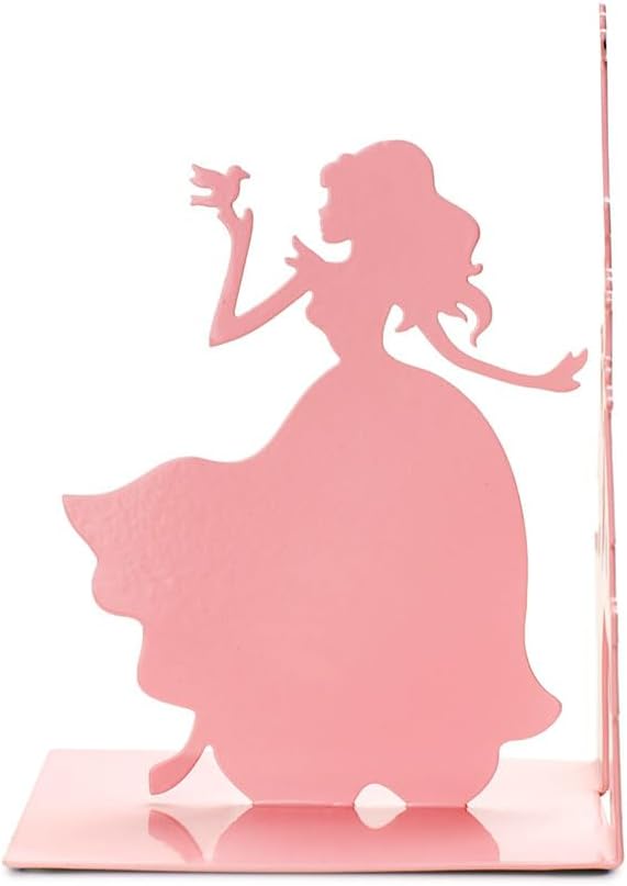 Balvi Fairy Tale Pink A Princess and Her Castle Decorative Metal Bookends