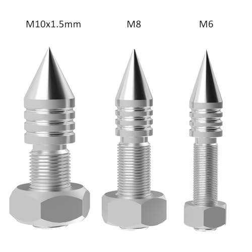 Image of Monosaudio Speaker Spikes, 4 Pcs HiFi Speaker Anti-Vibration Spikes (Without Spike Pad), Isolation Spikes Stand Foot for Speaker, Subwoofer, Amplifier, CD DVD Player(M8)
