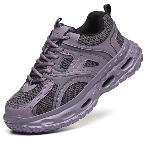 Steel Toe Shoes for Women Wide fit Comfortable Work Sneakers Safety Shoes Lightweight Slip Resistant Puncture Proof Composite Toe Shoe3