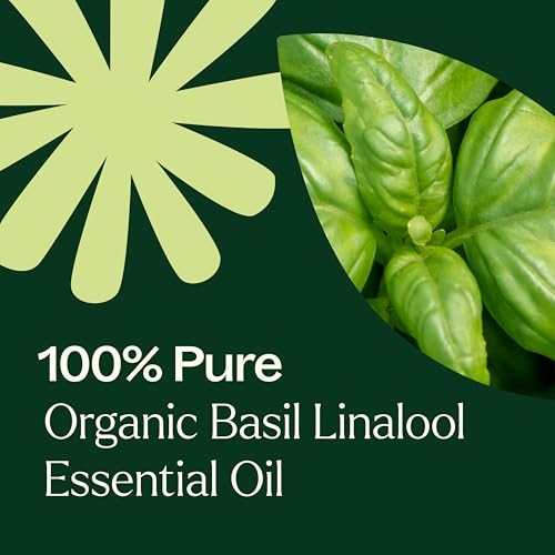 Aceite esencial de albahaca linalol orgánico USDA 10 mL miniatura 5