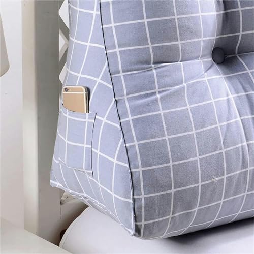 Coussin de lecture triangulaire double pour lire confortablement au lit