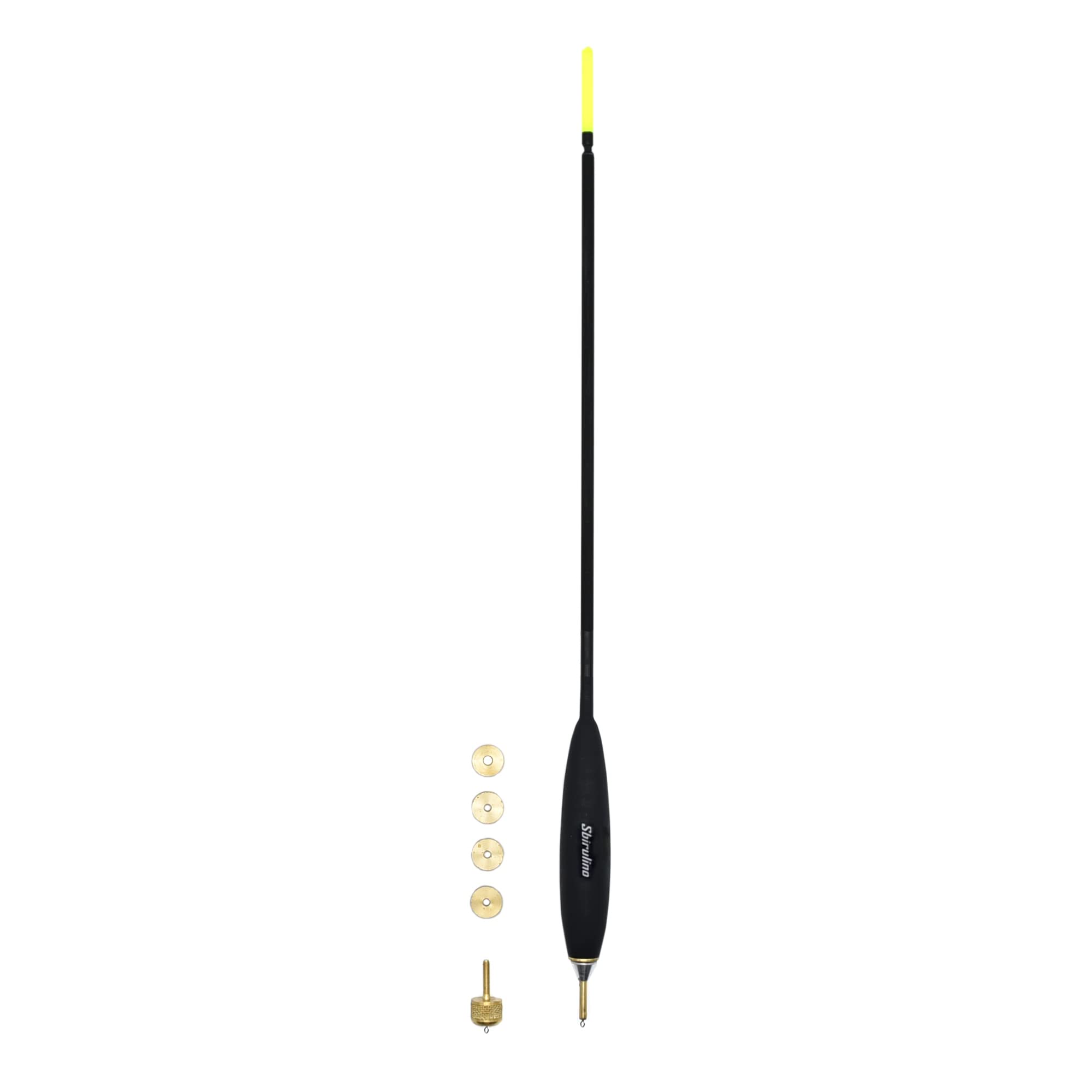 Sbirulino® Lot de 2 flotteurs de pêche à l'anglais (10 à gr. 20) Match de compétition. Boîte à flotteur et accessoires inclus dans le kit