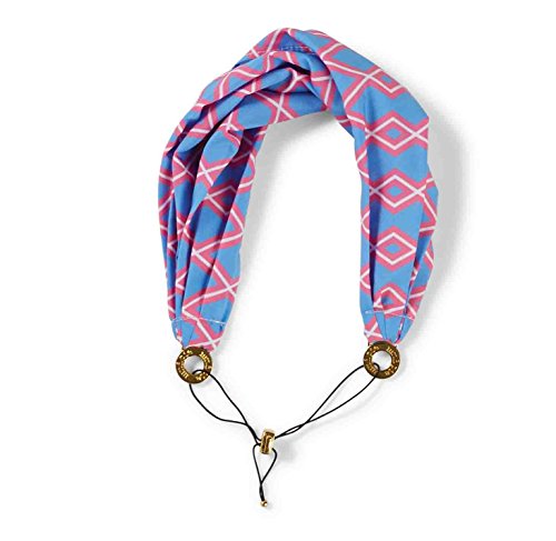 Mud Pie Del Ray Head Band (Pink/Blue Lattice)