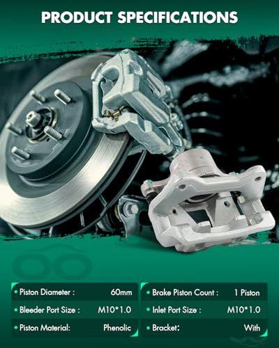 Image of SCITOO Front Right Brake Caliper With Bracket 19B6460 Compatible For Hyundai For Sonata 2011-2014