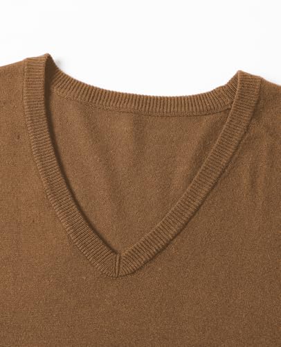 Image of QUALFORT Women's Sweaters Long Sleeve Soft Lightweight Basic Knitted Pullover Sweater