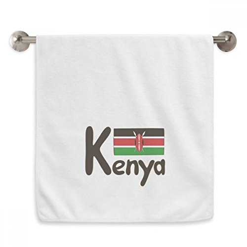 Serviette Kenya de qualité supérieure linge de bain blanc diadème