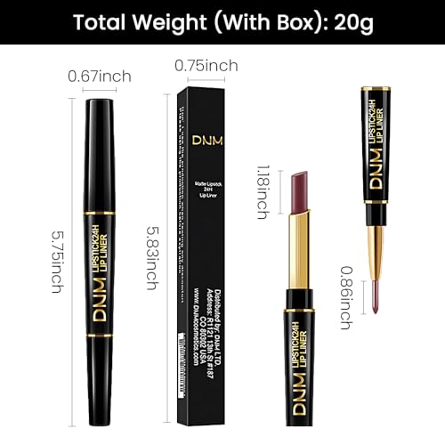 Image of evpct 3Pcs Matte Lip Liner and Lipstick Combo Set Kit for Women, Magic Lipstick 24 Hours Original Lip Liner Makeup Stain Gloss Plumper Long Lasting Waterproof and Smudge Proof labial,31#32#33