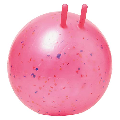 Hüpfball, Sprungball Konfetti Junior 45cm in pink, Made in Germany, phthalatfrei
