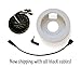 Mount Genie Flush Mount 2nd Gen - Built-in Wall or Ceiling Mount for Round Puck Speakers with Included Wiring (1-pack)