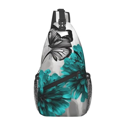 Mochila bandolera cruzada para hombre color negro miniatura 1