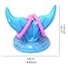 Guohetuk Set with Inflatable Mermaid Tail for Family Gatherings, Blue