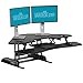 VARIDESK - Height-Adjustable Standing Desk for Cubicles - Cube Corner 48 - Black