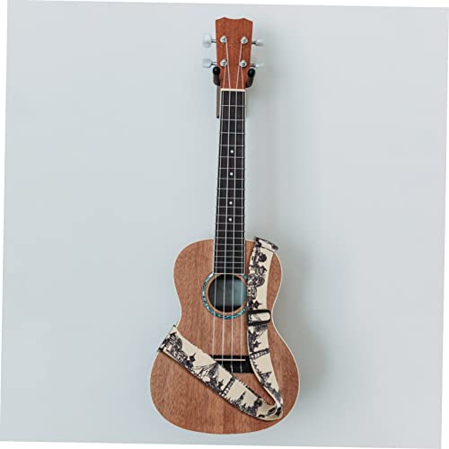 GOOHOCHY 1Pc Sangle De Guitare Cintres En Plastique Noir Rembourrage En Mousse Cintres Pour Enfants Cintre De Guitare En Cuir Crochet De Guitare Cuir Polyester Vintage Noir Imprimé Sangle - Les Beatles, Paul McCartney, John Lennon, RIngo Starr, George Harrison GOOHOCHY 1Pc Sangle De Guitare Cintres En Plastique Noir Rembourrage En Mousse Cintres Pour Enfants Cintre De Guitare En Cuir Crochet De Guitare Cuir Polyester Vintage Noir Imprimé Sangle – Image 4