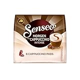 Senseo Pads Morgen Cappuccino Intense, 40 Kaffeepads, 5er Pack, 5 x 8 Getränke