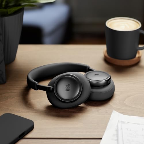 Image of JBL New Live 780NC, Advanced Noise Cancellation 2.0 Wireless Headphones, Technology (BT 6.0, Auracast, Hi-Res, LDAC, Spatial Sound, 6-mic, AI-Trained Algo) 80H Battery, 2Yrs* Warranty, Black | Bluetooth 6.0, Multipoint Connection, Up to 80 Hours Playtime, Customisable with the JBL Headphones App, Spatial Sound