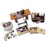 Obotsnoi Vintage Nähmaschine Dekor für nostalgische Sammler und Home Styling Retro Miniatur Nähmaschine Figur ideal für Antik Enthusiasten Einzigartige Dekoration