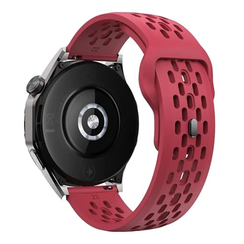 Bracelet en silicone 18mm 20mm 22mm pour Samsung Galaxy Watch Huawei GT4