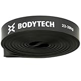 【Amazon.co.jp限定】 ボディテック(Bodytech) パワーバンド負荷23-39kg トレーニングチューブ 懸垂チューブ ゴムチューブ 筋トレ 懸垂 補助チューブ チンニング 介護 レジスタンス BTS22CM026 ブラック