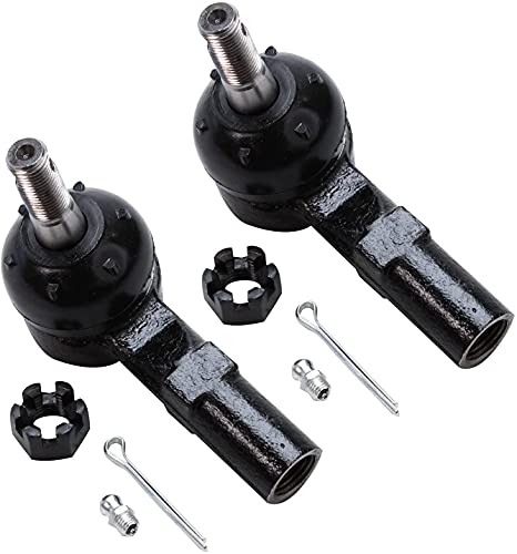 Image of Detroit Axle - Front End 8pc Suspension Kit for 1998-2003 Toyota Sienna Avalon Solara 1999 2000 2001 2002, 2 Lower Control Arms w /Ball Joints, 4 Inner & Outer Tie Rods, 2 Boots, Replacement