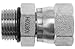 Brennan 6402-10-08-O - Straight Adapter - 1/2 in Female JIC 37? Flare x 5/8 in Male O-Ring Boss, Steel, Pack of 15