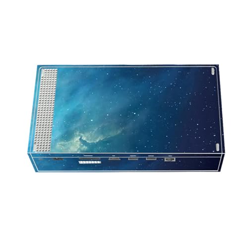 Protector vinilo Xbox Series S evita manchas pegatinas mandos azul 3