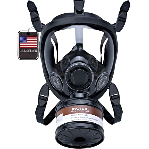 ST-100X Military Grade Full Face Respirator Mask with Advanced Air Filtration – For Chemical, Smoke, and Particulate Protection in Emergency Situations