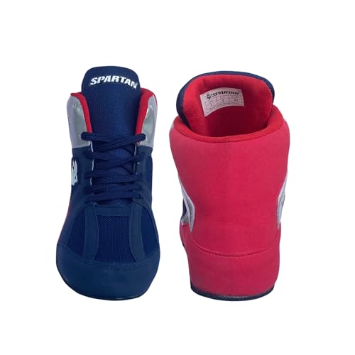 Image of SPARTAN Wrestling Shoes for Men with Natural Rubber Sole & Breathable Upper | Slip Resistant | Insole Better fit | Smooth and Comfortable Shoes | Outdoors for Men