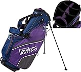 2019 Top-Flite Womens Flawless Golf Stand Bag 7-Way Top 7 Pockets Beverage Cooling Pocket (Navy/Purple)