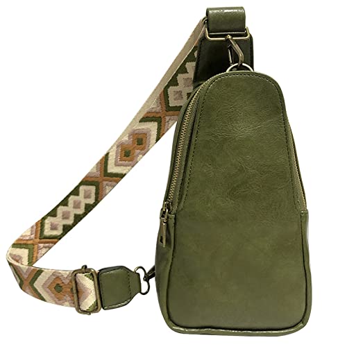 Long-Keeper-Sling-Chest-Bag-for-Women-PU-Leather-Satchel-Daypack-Traveling-Crossbody-Bag-With-Bohemia-Adjustable-Strap 41huJ4JPNPL