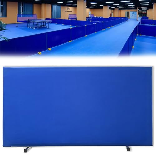 Table Tennis Barrier, Foldable Ping Pong Court Dividers with Galvanized Frame for Easy Ball Pickup, 2 Pack