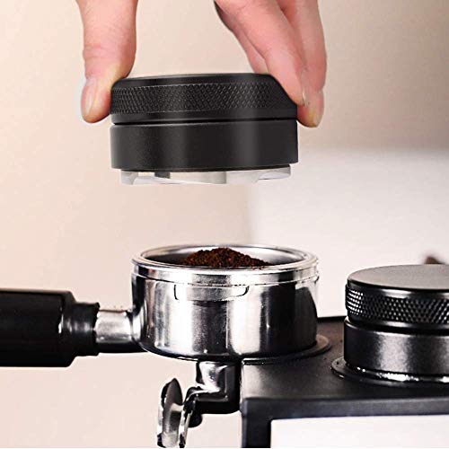 Tamper de Café de Acero Inoxidable de 58 mm Prensa para Café Expreso con Ranuras Angulares Base Ajustable Fácil de… - Imagen 5