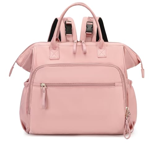 Image of LORADI Large Diaper Bag Tote, 14 Pockets Stylish Baby Bag with Stroller Clips and 3 Insulated Pockets, Baby Shower Essentials