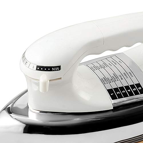 Image of BALTRA Duro Heavy Weight Automatic Dry Iron (Metal Body, White)1000W