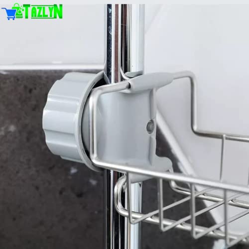 Image of TAZLYN Stainless Steel Faucet Rack Holder for Kitchen Sink soap Holder for Sponge Holder for Dish Kitchen Organizer Rack for Stand