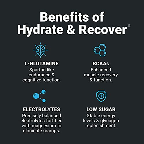 Wilderness Athlete - Hydrate & Recover | Liquid Hydration Powder Electrolyte Drink Mix - Recover Faster With Bcaas - Hydrate Powder With 1000Mg Of Vitamin C - 30 Serving Tub (Strawberry Pomegranate) #TOP4